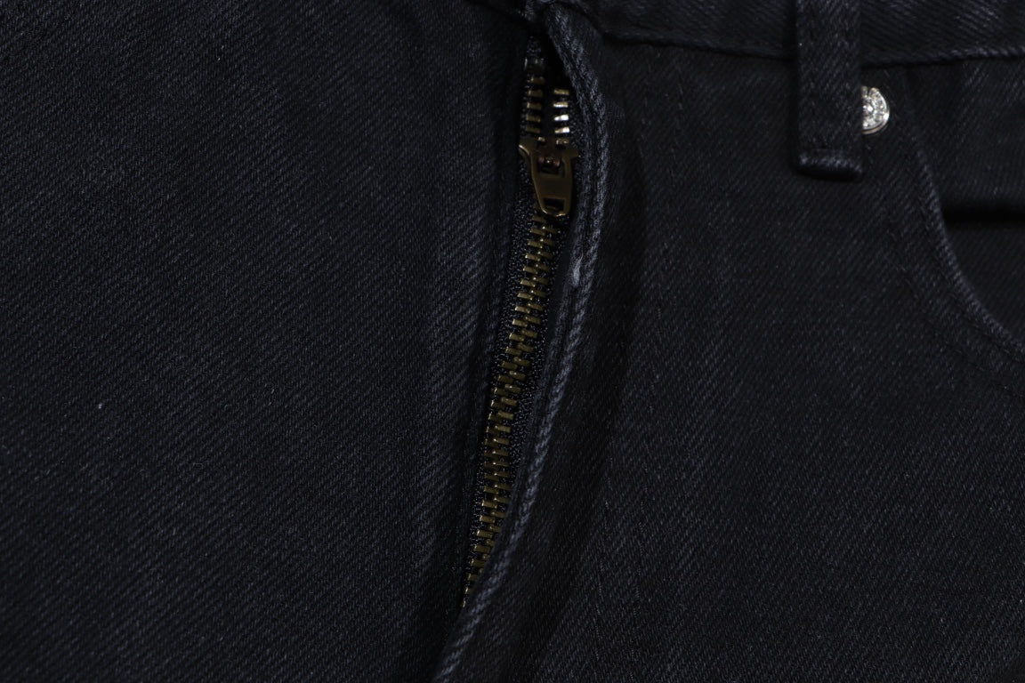 Signature cross patches jeans