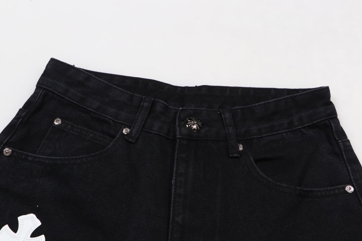 Signature cross patches jeans