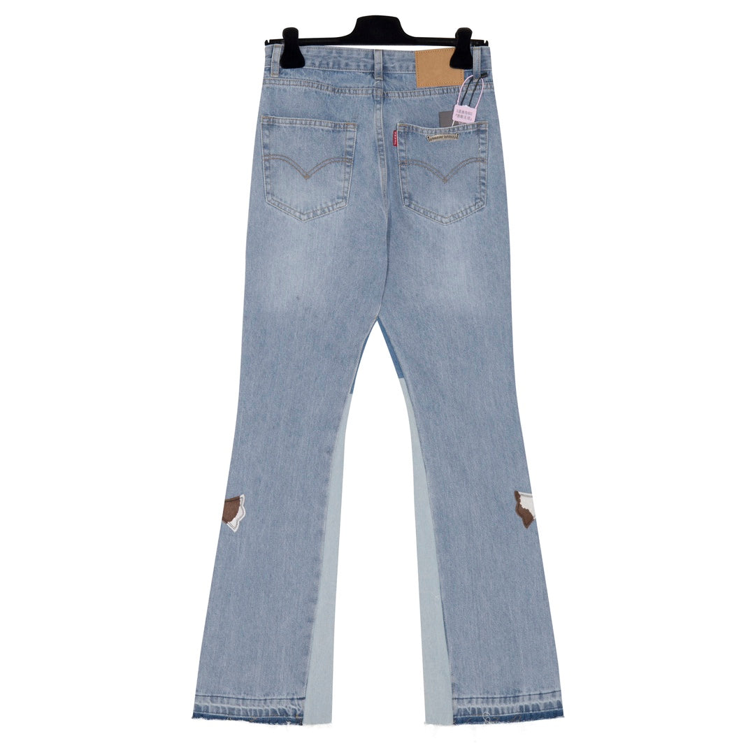 Signature cross patches jeans