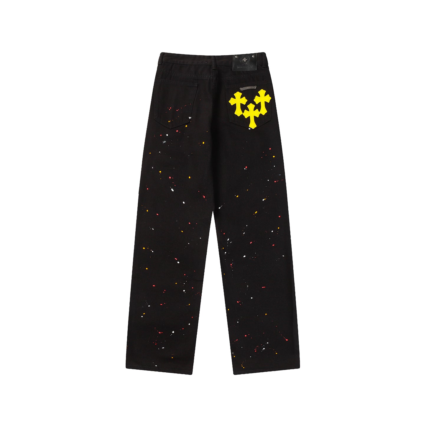 Signature cross patches jeans
